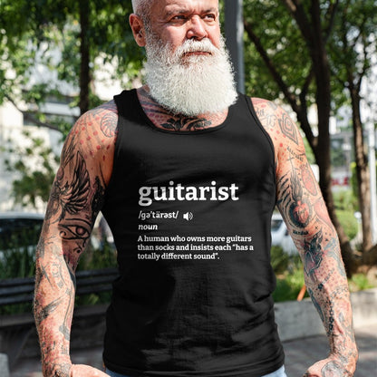 Guitar Lover Shirt, Funny Guitar UnisexT-Shirt/Hoodie/Sweatshirt HLT00 - Guitarist Definition A Human Who Owns More Guitars T-Shirt