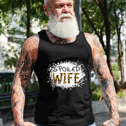 Best Wife Shirt, Wife and Husband Unisex T-Shirt/Hoodie/Sweatshirt HLT00 - Gift for wife T shirt, spoiled wife   Spoiled Wife Leopard Cheetah Mother Mama Mom Fiance T-Shirt