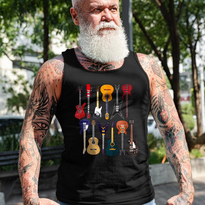 Guitar Lover Shirt, Funny Guitar UnisexT-Shirt/Hoodie/Sweatshirt HLT00 - Guitar Collection Rocker Gift Guitarist T-Shirt