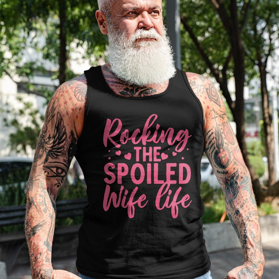 Best Wife Shirt, Wife and Husband Unisex T-Shirt/Hoodie/Sweatshirt HLT00 - Gift for wife T shirt, spoiled wife   Funny Spoiled Wife Art For Women Girls Husband Spoiled Wife Lo