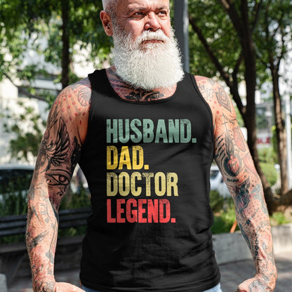 Best Doctor Shirt, Funny Doctor UnisexT-Shirt/Hoodie/Sweatshirt HLT00 - Funny Vintage Shirt Husband Dad Doctor Legend Retro T-Shirt