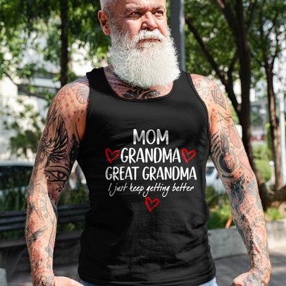 Best Grandma Shirt, Proud Grandma Unisex T-Shirt/Hoodie/Sweatshirt HLT00 - Gifts for Grandma from Grandkids Mom Grandma Great Grandma T-Shirt (1)