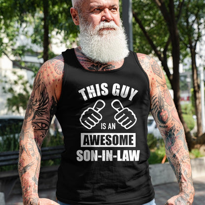Best Wife Shirt, Wife and Husband Unisex T-Shirt/Hoodie/Sweatshirt HLT00 - This guy awesome son-in-law from father-in-law T-Shirt