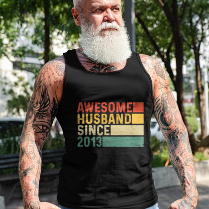 Best Wife Shirt, Wife and Husband Unisex T-Shirt/Hoodie/Sweatshirt HLT00 - 11th Wedding Anniversary Epic Awesome Husband Since 2013 T-Shirt