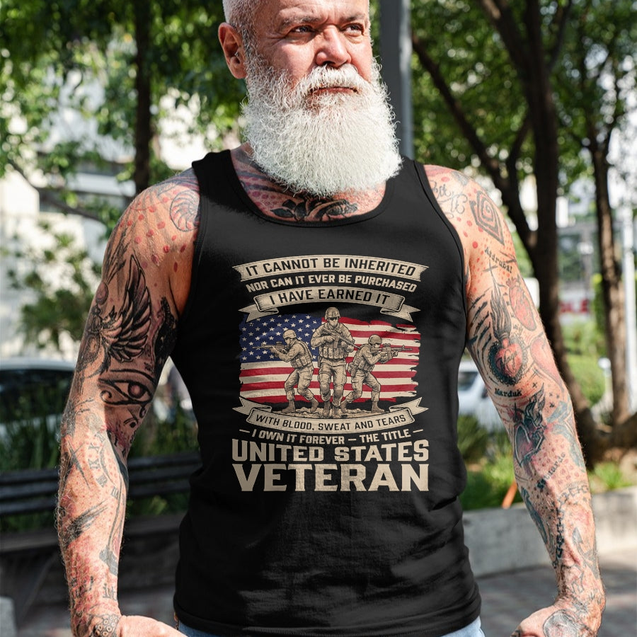 Proud Veteran Shirt, Funny Veteran UnisexT-Shirt/Hoodie/Sweatshirt HLT00 - Proud US Veteran Patriotic American Veterans Day T-Shirt