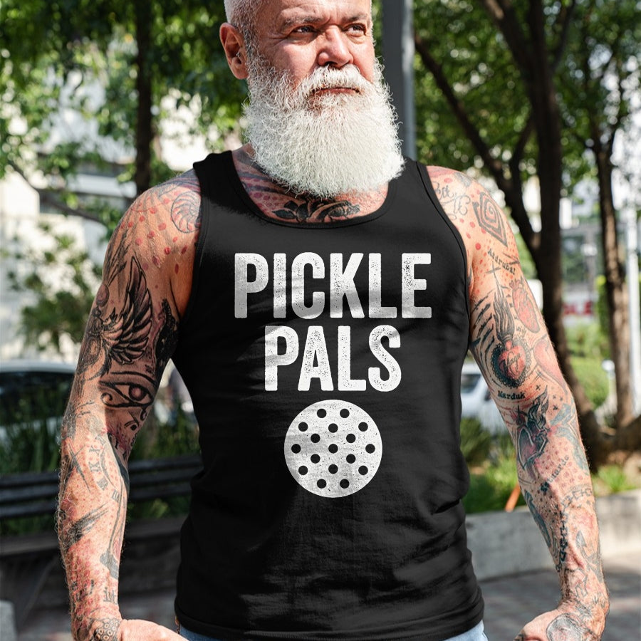 Funny Pickleball Shirt, Pickleball Lover Unisex T-Shirt/Hoodie/Sweatshirt HLT00 - Pickle Pals Funny Pickleball Friends T-Shirt