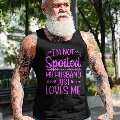 Best Wife Shirt, Wife and Husband Unisex T-Shirt/Hoodie/Sweatshirt HLT00 - Gift for wife T shirt, spoiled wife   Funny Spoiled Wife Art For Women Girls Husband Spoiled Wife Pu (6)