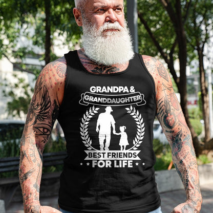 Best Grandpa Shirt, Proud Grandpa Unisex T-Shirt/Hoodie/Sweatshirt HLT00 - Grandfather Granddaughter Grandpa and Granddaughter Matching T-Shirt