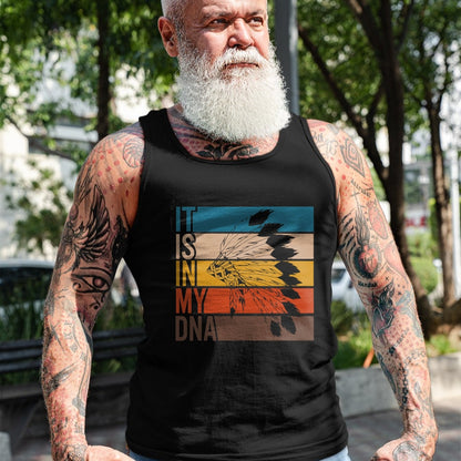 Native American T-Shirts, Vintage Native American Unisex T-Shirt/Hoodie/Sweatshirt HLT00 - It_s In My DNA Retro Vintage Heritage Native American Indian