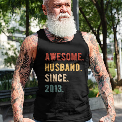 Best Wife Shirt, Wife and Husband Unisex T-Shirt/Hoodie/Sweatshirt HLT00 - 11th Wedding Anniversary Epic Awesome Husband Since 2013 T-Shirt (2)