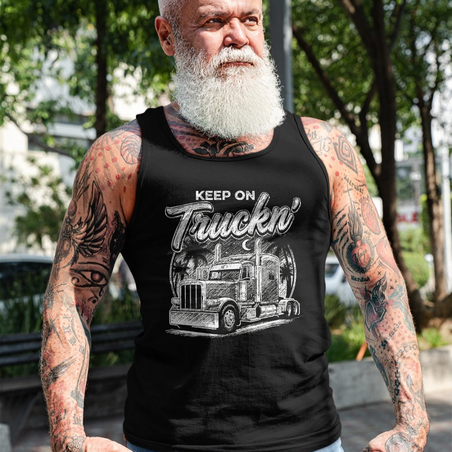 Best Truck Driver Life Shirt, Funny Trucker UnisexT-Shirt/Hoodie/Sweatshirt HLT00 - Semi Truck Driver Trucking T-Shirt (9)