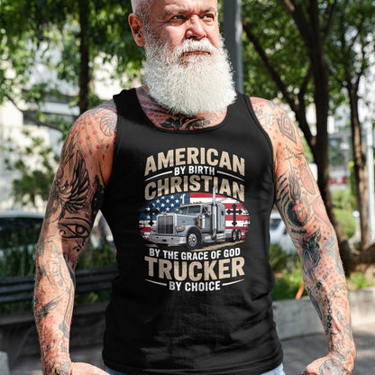 Best Truck Driver Life Shirt, Funny Trucker UnisexT-Shirt/Hoodie/Sweatshirt HLT00 - Driven Faith and Diesel Trucking Jesus Christian Trucker T-Shirt (1)