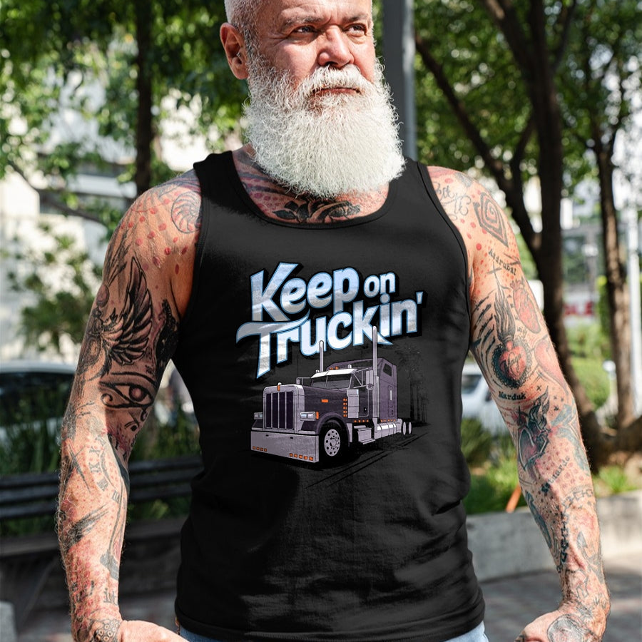 Best Truck Driver Life Shirt, Funny Trucker UnisexT-Shirt/Hoodie/Sweatshirt HLT00 - Truck Driver Art for Men Women Truck Driver Trucking Trucker T-Shirt (1)
