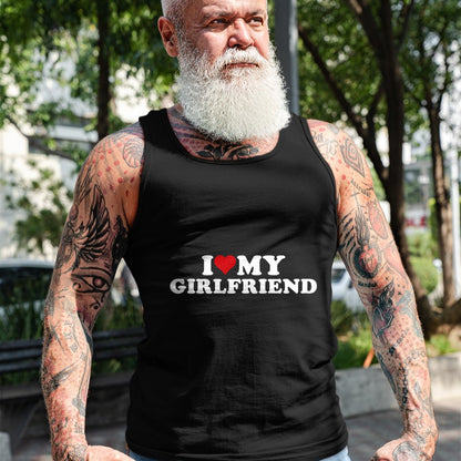 Best Wife Shirt, Wife and Husband Unisex T-Shirt/Hoodie/Sweatshirt HLT00 - I Love My Hot Girlfriend I Heart My Hot Girlfriend GF T-Shirt