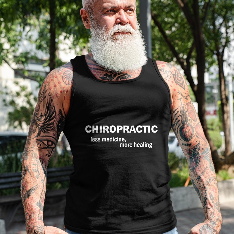 Best Doctor Shirt, Funny Doctor UnisexT-Shirt/Hoodie/Sweatshirt HLT00 - Less medicine more healing funny Chiropractic T-Shirt