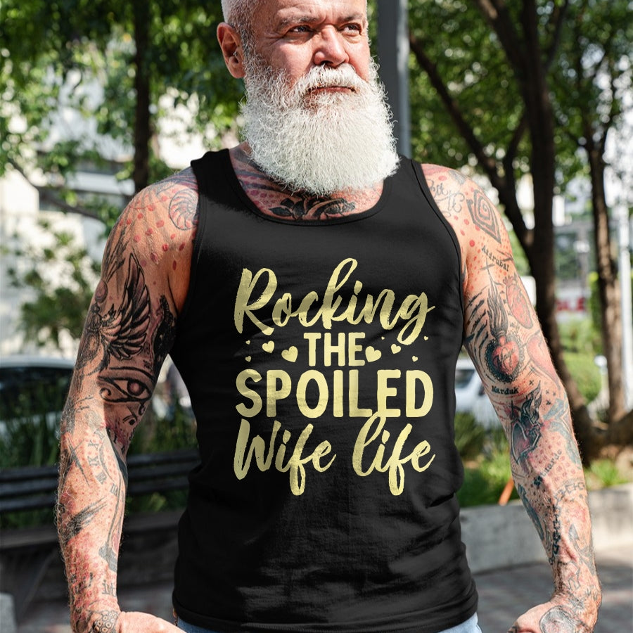 Best Wife Shirt, Wife and Husband Unisex T-Shirt/Hoodie/Sweatshirt HLT00 - Gift for wife T shirt, spoiled wife   Funny Spoiled Wife Art For Women Girls Husband Spoiled Wife Ra (2)