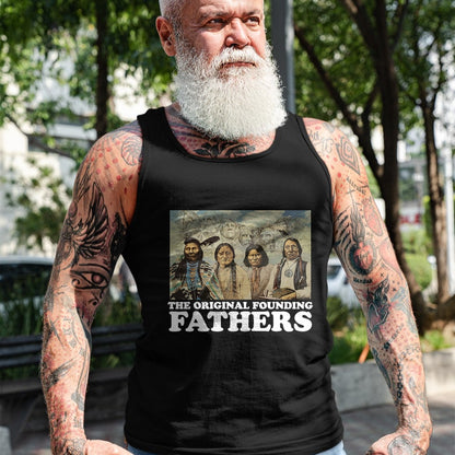 Native American T-Shirts, Vintage Native American Unisex T-Shirt/Hoodie/Sweatshirt HLT00 - The Original Founding Fathers Native American