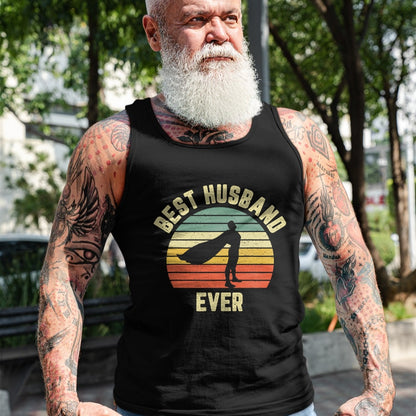Best Wife Shirt, Wife and Husband Unisex T-Shirt/Hoodie/Sweatshirt HLT00 - Vintage Best Husband Ever Superhero Fun Retro Graphic T-Shirt