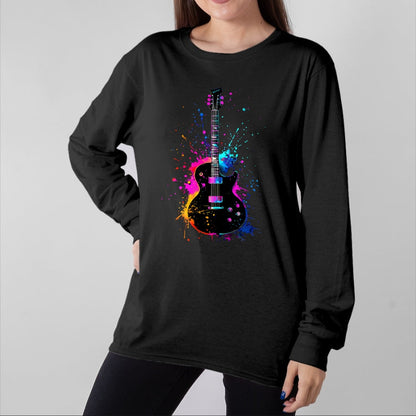 Guitar Lover Shirt, Funny Guitar UnisexT-Shirt/Hoodie/Sweatshirt HLT00 - Colorful Guitarist Guitar Music Lover T-Shirt