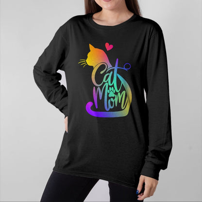 Cat Love Shirt, Funny Cat Lover Gift UnisexT-Shirt/Hoodie/Sweatshirt HLT00 - Cat Mom Cat Lover Cute Mother_s Day Mama I Love My Cat T-Shirt