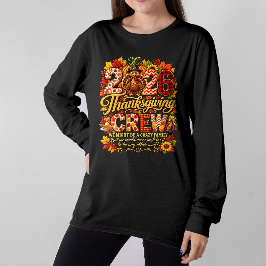 Best Thanksgiving Family Shirt , Funny Thanksgiving UnisexT-Shirt/Hoodie/Sweatshirt HLT00 - Family Thanksgiving 2026 Thanksgiving Crew Turkey Matching T-Shirt (5)