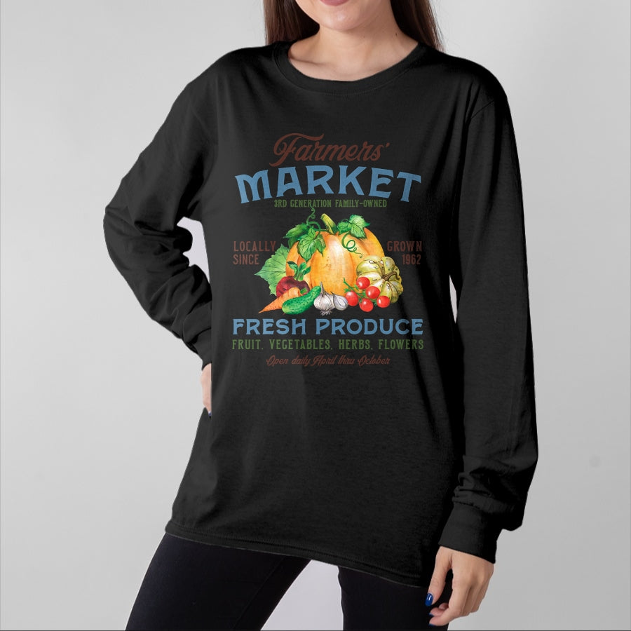 Best Farmer Life Shirt, Funny Farmer UnisexT-Shirt/Hoodie/Sweatshirt HLT00 - Vintage Farmers Market Support Local Farms Gardening T-Shirt