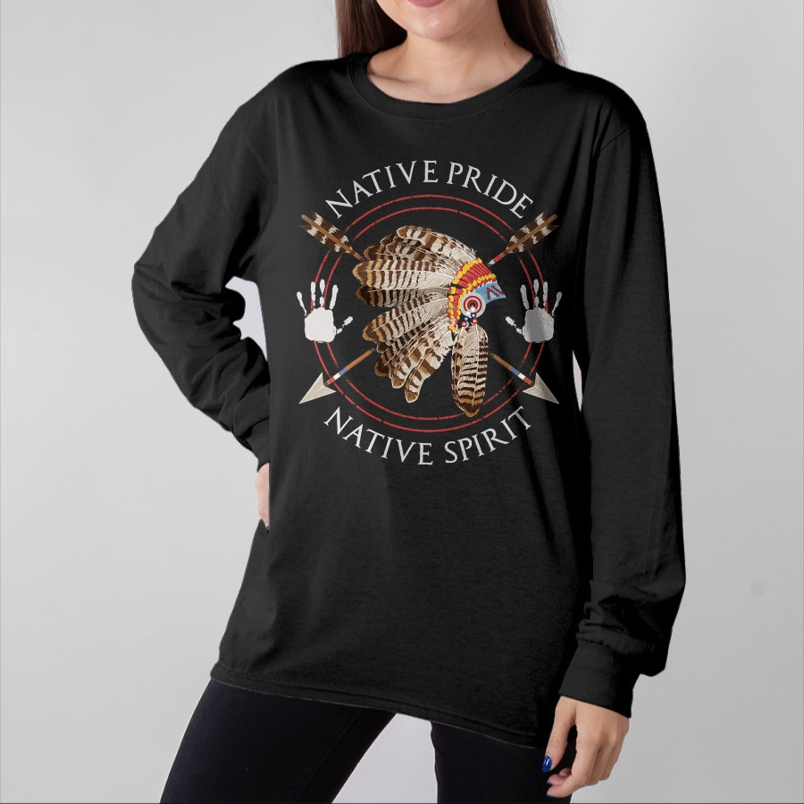 Native American T-Shirts, Vintage Native American Unisex T-Shirt/Hoodie/Sweatshirt HLT00 - Native Pride Native Spirit Cherokee American Indian