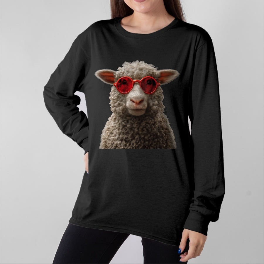 Best Farmer Life Shirt, Funny Farmer UnisexT-Shirt/Hoodie/Sweatshirt HLT00 - Sheep Wearing Sunglasses Funny Graphic T-Shirt