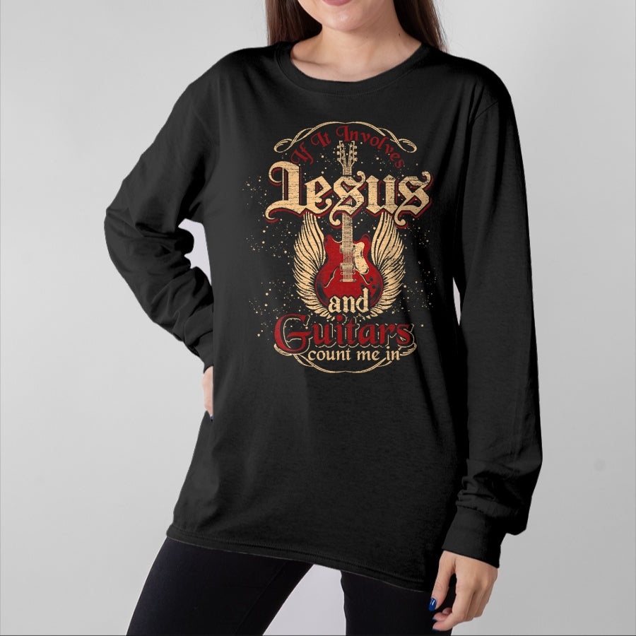 Christian Tee, Christian Faith Unisex T-Shirt/Hoodie/Sweatshirt HLT00 - Guitarist Guitar Musician Christian Music Jesus T-Shirt