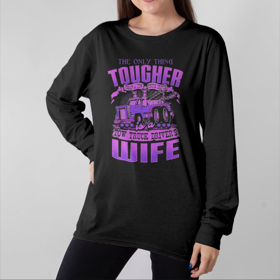 Best Truck Driver Life Shirt, Funny Trucker UnisexT-Shirt/Hoodie/Sweatshirt HLT00 - Tow Truck Drivers Wife Funny Tow Truck Drivers T-Shirt, Men, Black, X-Large