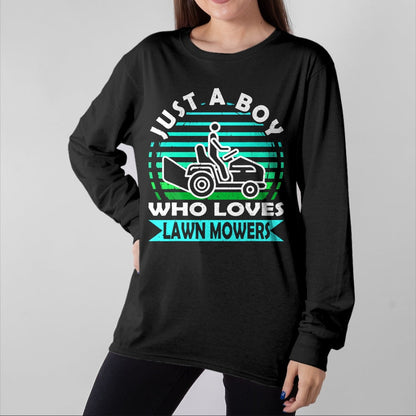 Best Farmer Life Shirt, Funny Farmer UnisexT-Shirt/Hoodie/Sweatshirt HLT00 - Funny Lawn Mowing Design Boys Kids Lawn Mower Gardening T-Shirt