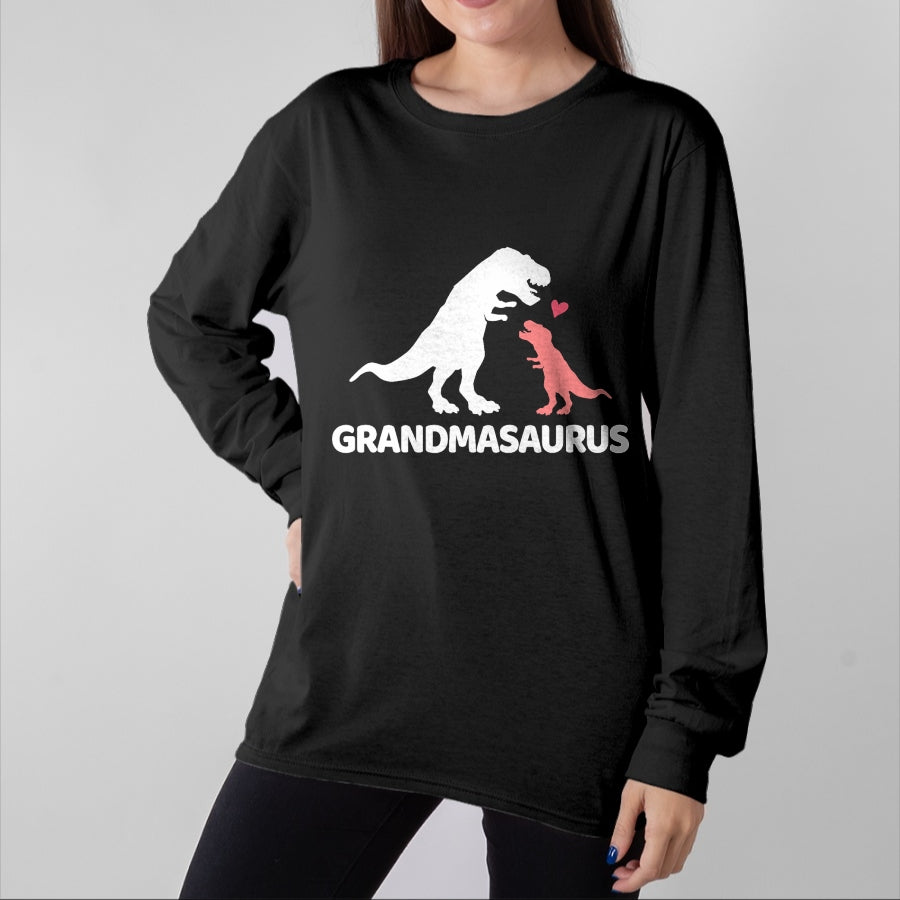 Best Grandma Shirt, Proud Grandma Unisex T-Shirt/Hoodie/Sweatshirt HLT00 - Grandmasaurus grandma dinosaur T-Shirt