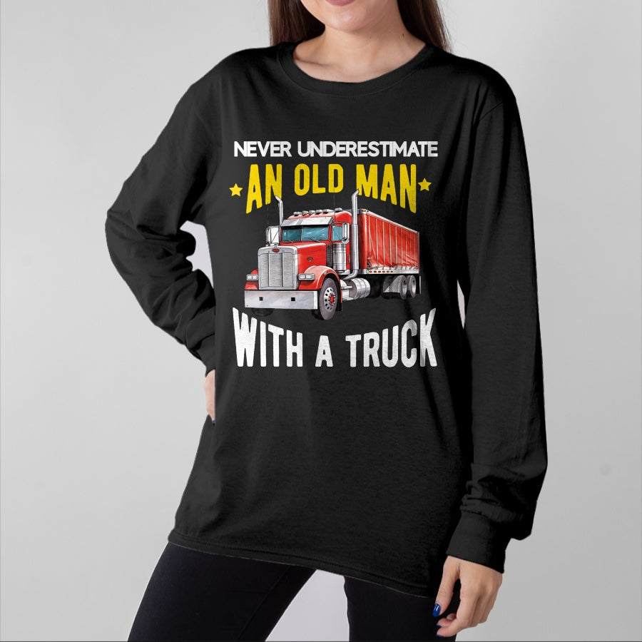 Best Truck Driver Life Shirt, Funny Trucker UnisexT-Shirt/Hoodie/Sweatshirt HLT00 - Truck Driver Trucker Men Dad Funny Trucking Semi trailer T-Shirt