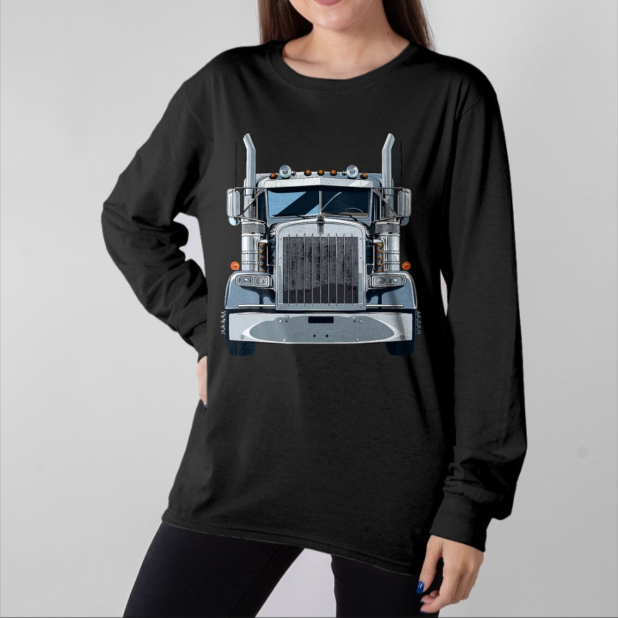Best Truck Driver Life Shirt, Funny Trucker UnisexT-Shirt/Hoodie/Sweatshirt HLT00 - Semi Truck Driver T-Shirt (3)