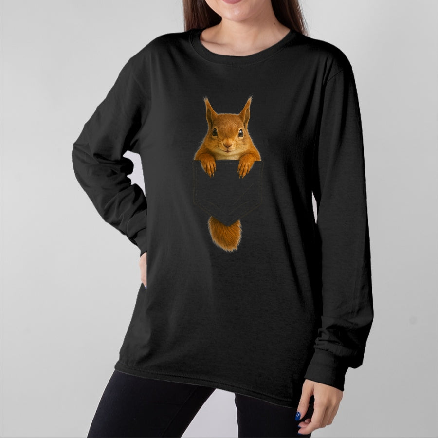 Best Thanksgiving Family Shirt , Funny Thanksgiving UnisexT-Shirt/Hoodie/Sweatshirt HLT00 - Cute Squirrel Pocket Funny Gifts for Men Women Teen Kid T-Shirt