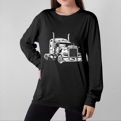 Best Truck Driver Life Shirt, Funny Trucker UnisexT-Shirt/Hoodie/Sweatshirt HLT00 - Semi Truck Driver T-Shirt (2)