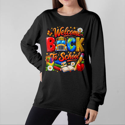 Best Student Shirt, Funny Back To School UnisexT-Shirt/Hoodie/Sweatshirt HLT00 - Welcome Back to School Students First Day of School Teachers T-Shirt