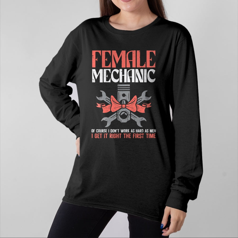 Best Mechanic Life Shirt, Funny Mechanic UnisexT-Shirt/Hoodie/Sweatshirt HLT00 - Female Mechanic Funny Car Auto Garage Women Mom T-Shirt