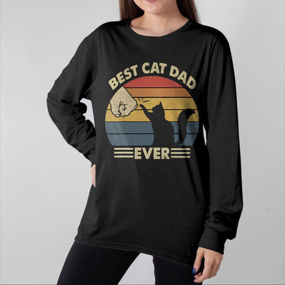 Gift for Dad Shirt, Funny Dad Unisex T-Shirt/Hoodie/Sweatshirt HLT00 – Cat-Shirt Men Best Cat Dad Ever Funny Dad T-Shirt