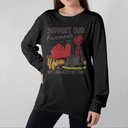 Best Farmer Life Shirt, Funny Farmer UnisexT-Shirt/Hoodie/Sweatshirt HLT00 - Support Our Farmer No Farmers No Food T-Shirt