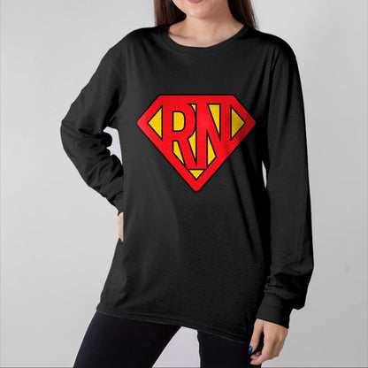 Funny Nurse Shirt, Nurse Unisex T-Shirt/Hoodie/Sweatshirt HLT00 - Super Nurse RN superhero Registered Nurse Hero T-Shirt