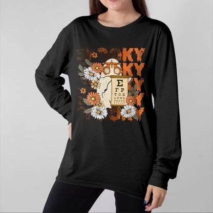 Best Doctor Shirt, Funny Doctor UnisexT-Shirt/Hoodie/Sweatshirt HLT00 - Spooky Ghost Boo Vision Squad Optometrist Halloween Eye Dr T-Shirt