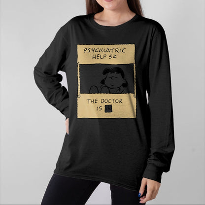 Best Doctor Shirt, Funny Doctor UnisexT-Shirt/Hoodie/Sweatshirt HLT00 - Peanuts - Lucy Doctor is in T-Shirt