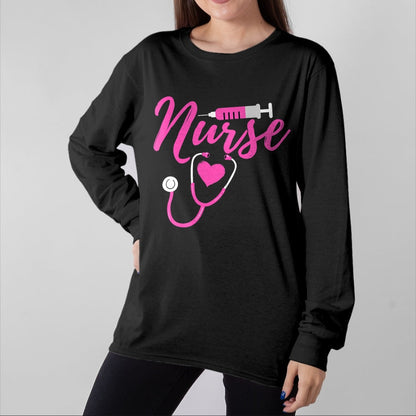 Funny Nurse Shirt, Nurse Unisex T-Shirt/Hoodie/Sweatshirt HLT00 - Happy Nurse Week 2023 Wound Care Nurse RN CNA Work Mom Dad T-Shirt (1)