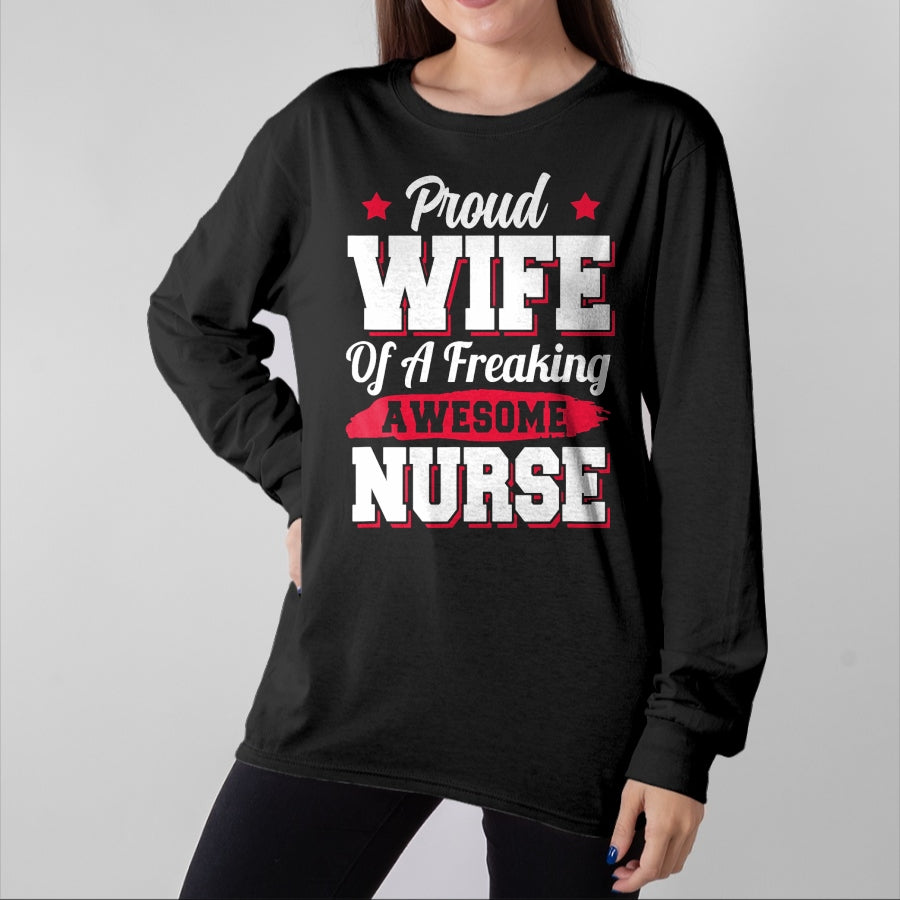 Funny Nurse Shirt, Nurse Unisex T-Shirt/Hoodie/Sweatshirt HLT00 - Nursing Registered Hospital Doctor Nurse Wife T-Shirt