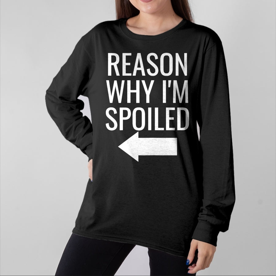 Best Wife Shirt, Wife and Husband Unisex T-Shirt/Hoodie/Sweatshirt HLT00 - Reason Why I'm Broke Spoiled Funny Matching Couples T-Shirt (1)