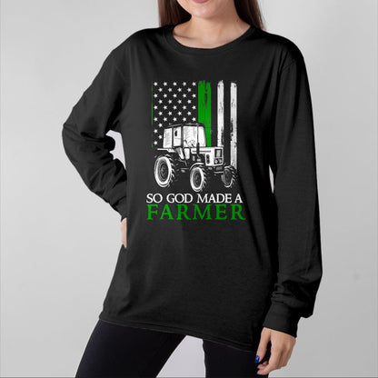Best Farmer Life Shirt, Funny Farmer UnisexT-Shirt/Hoodie/Sweatshirt HLT00 - So God Made A Farmer, Farming Farmer T-Shirt (4)