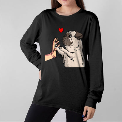 Dog Love Shirt, Dog Lover Gift T-Shirt/Hoodie/Sweatshirt HLT00 - Pug Love Funny Dog Lover Owner Girls Gift T-Shirt