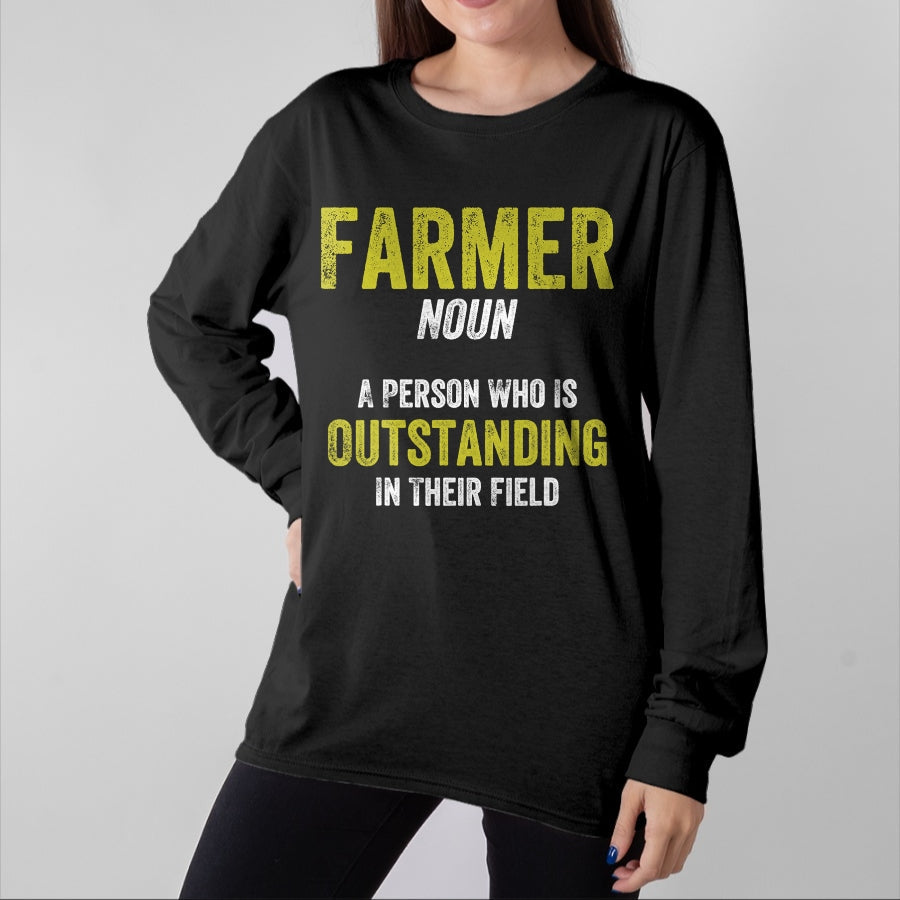 Best Farmer Life Shirt, Funny Farmer UnisexT-Shirt/Hoodie/Sweatshirt HLT00 - Farmer Outstanding In Their Field Farming Gift For Farmers T-Shirt