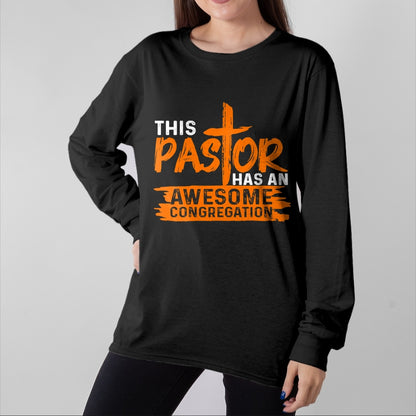Best Wife Shirt, Wife and Husband Unisex T-Shirt/Hoodie/Sweatshirt HLT00 - Funny Pastor Appreciation Gift Men Christian Church Priest T-Shirt